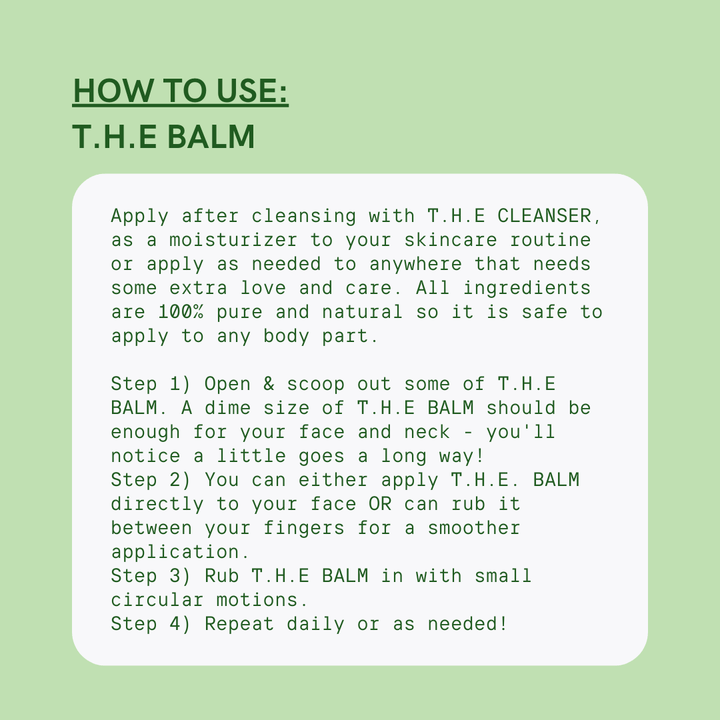 The Balm: skin barrier repair tallow balm - Cowbelle Skincare