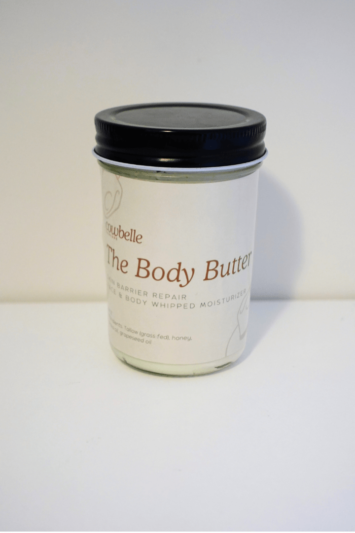 The Body Butter: whipped tallow body butter (4X Bigger) - Cowbelle Skincare