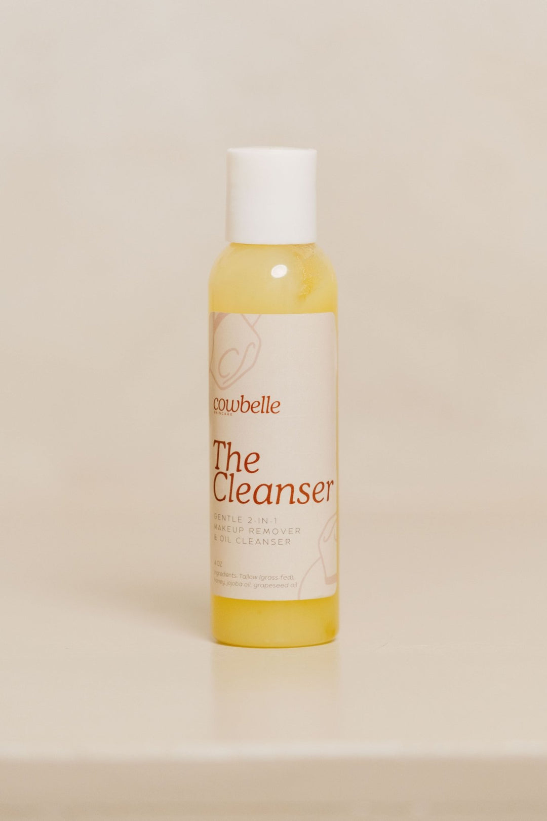 The Cleanser: 2 - in - 1 tallow makeup remover & cleanser - Cowbelle Skincare